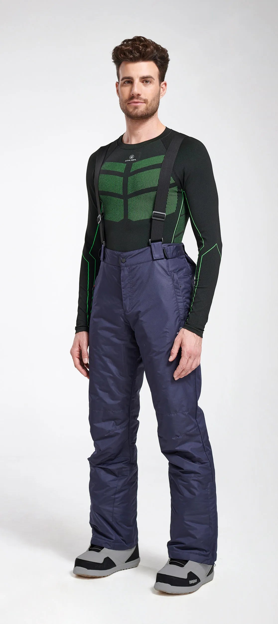 Men's ski pants athl. dpt samael blue xl