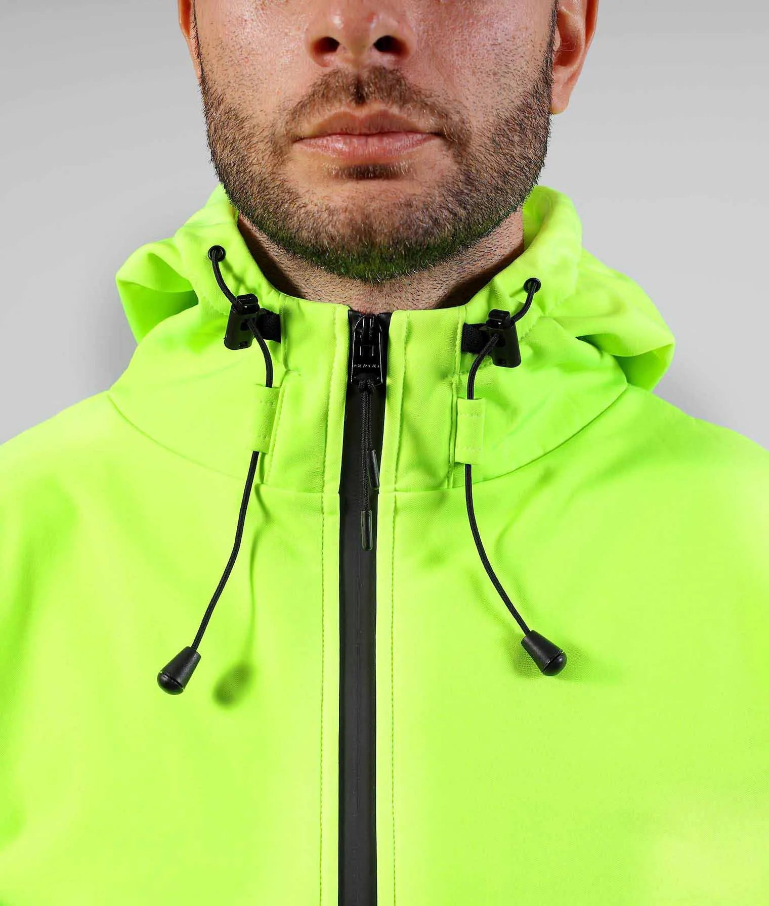 Unisex softshell jacket givova jacket fluo yellow 4xl