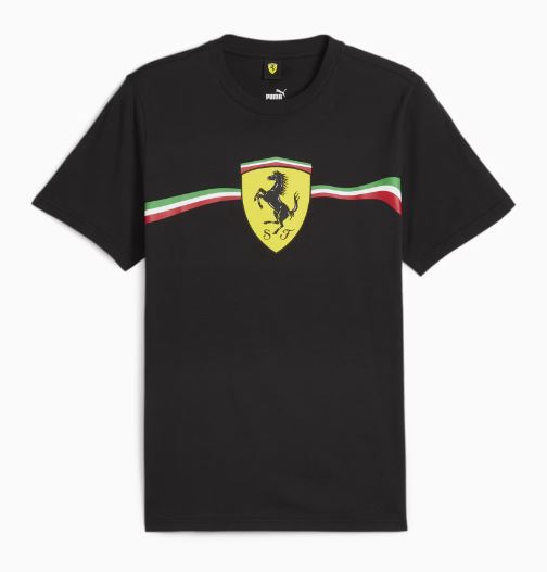 Ferrari Heren Motorsport T-shirt met Groot Heritage Logo