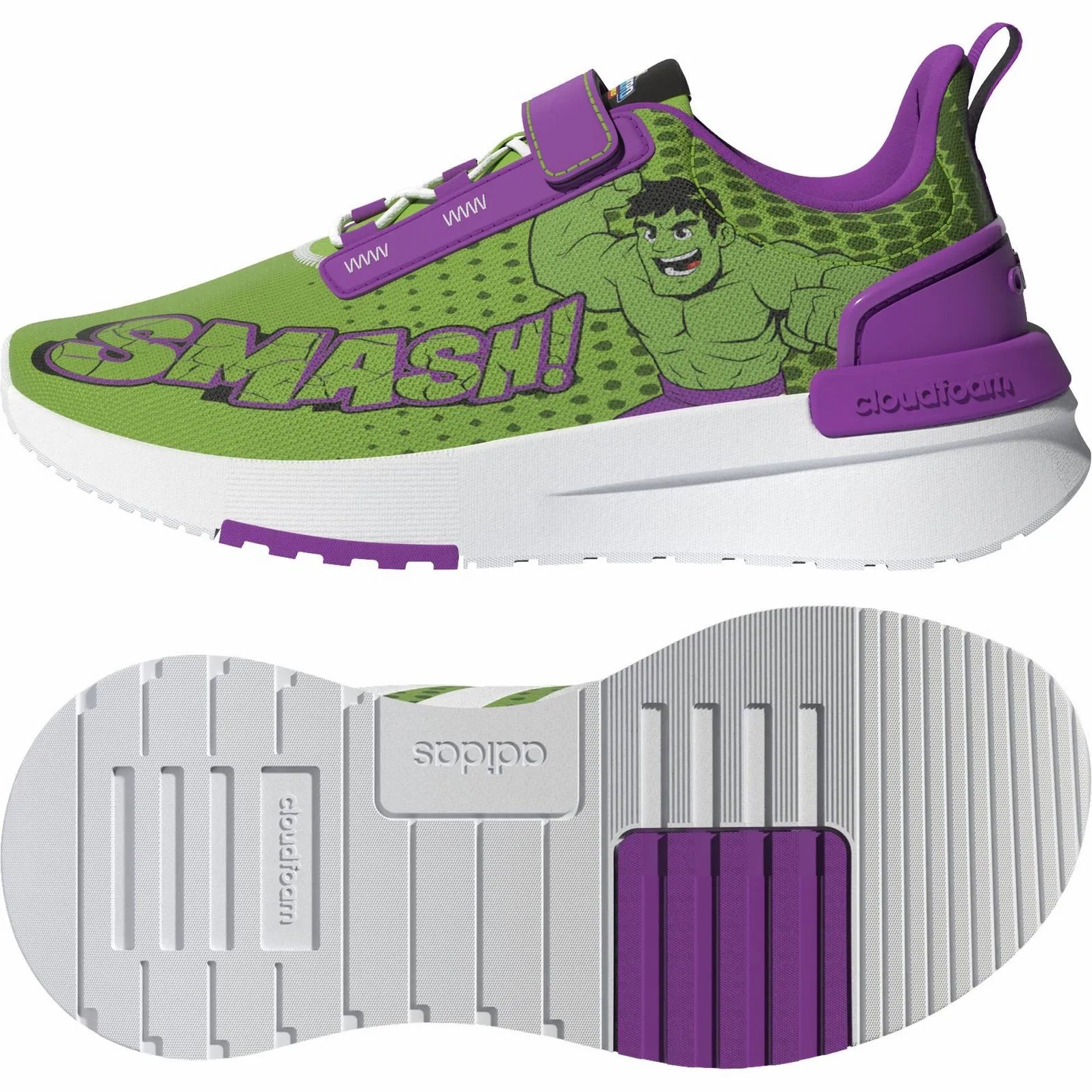 Adidas Jr Racer TR21 Hulk Children's Shoes tamaño 35
