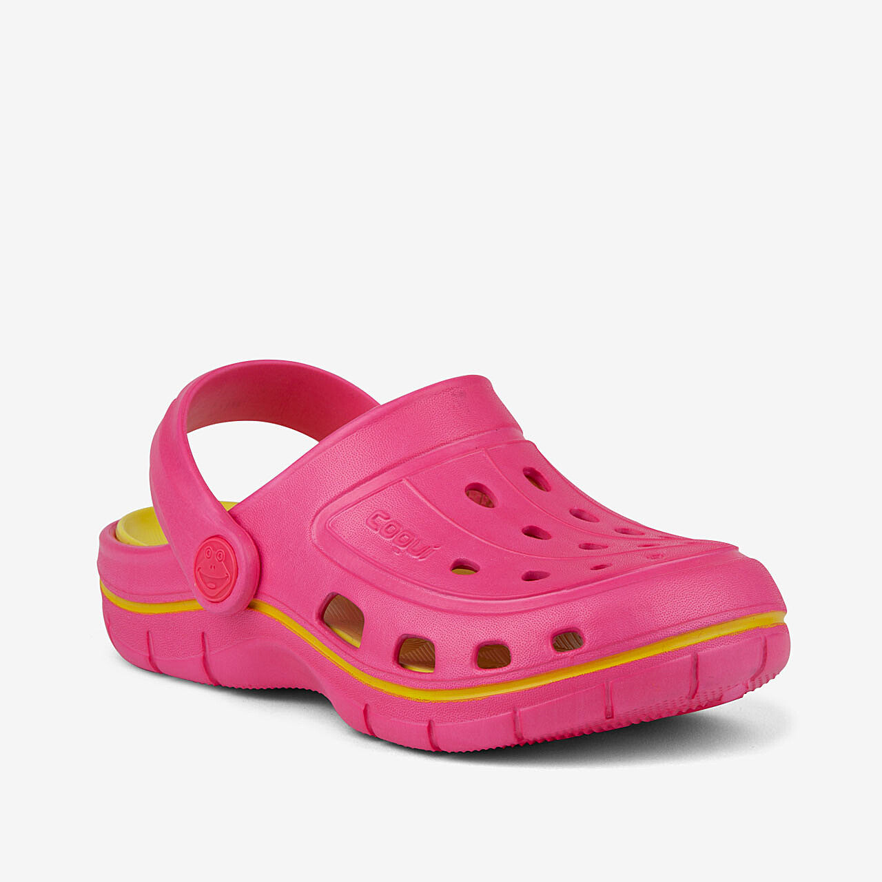 Saboți copii COQUI JUMPER Lt. fucsia/Citrus 26/27