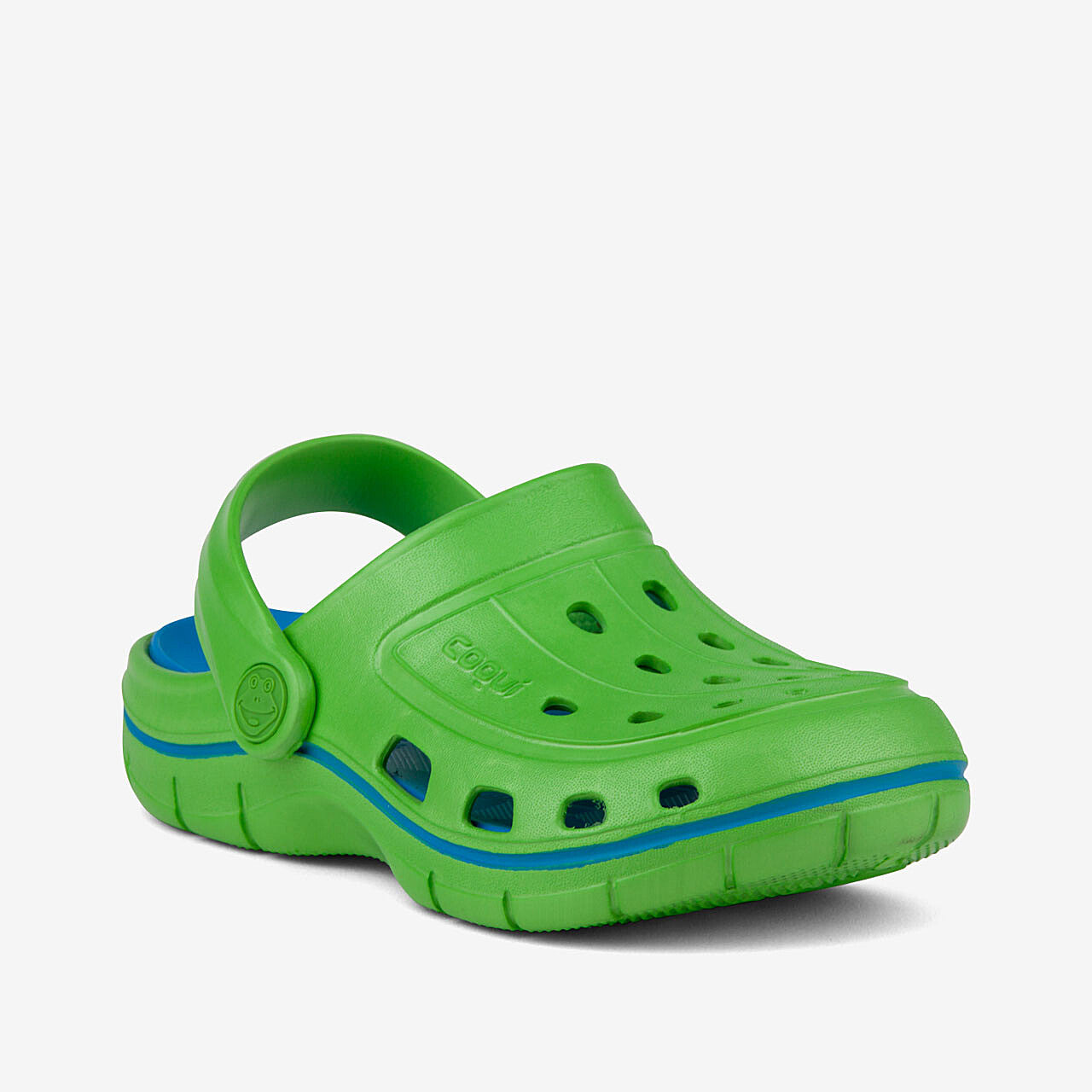 Saboți copii COQUI JUMPER Lime/Sea blue 28/29