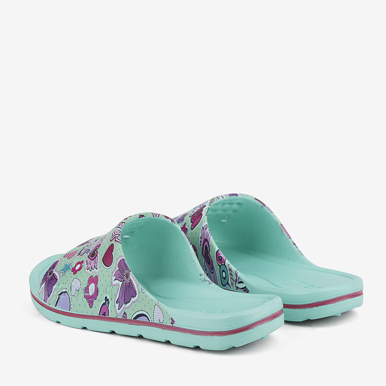 Dětské pantofle Coqui Long Mint 28-29 - Comfort & Grip