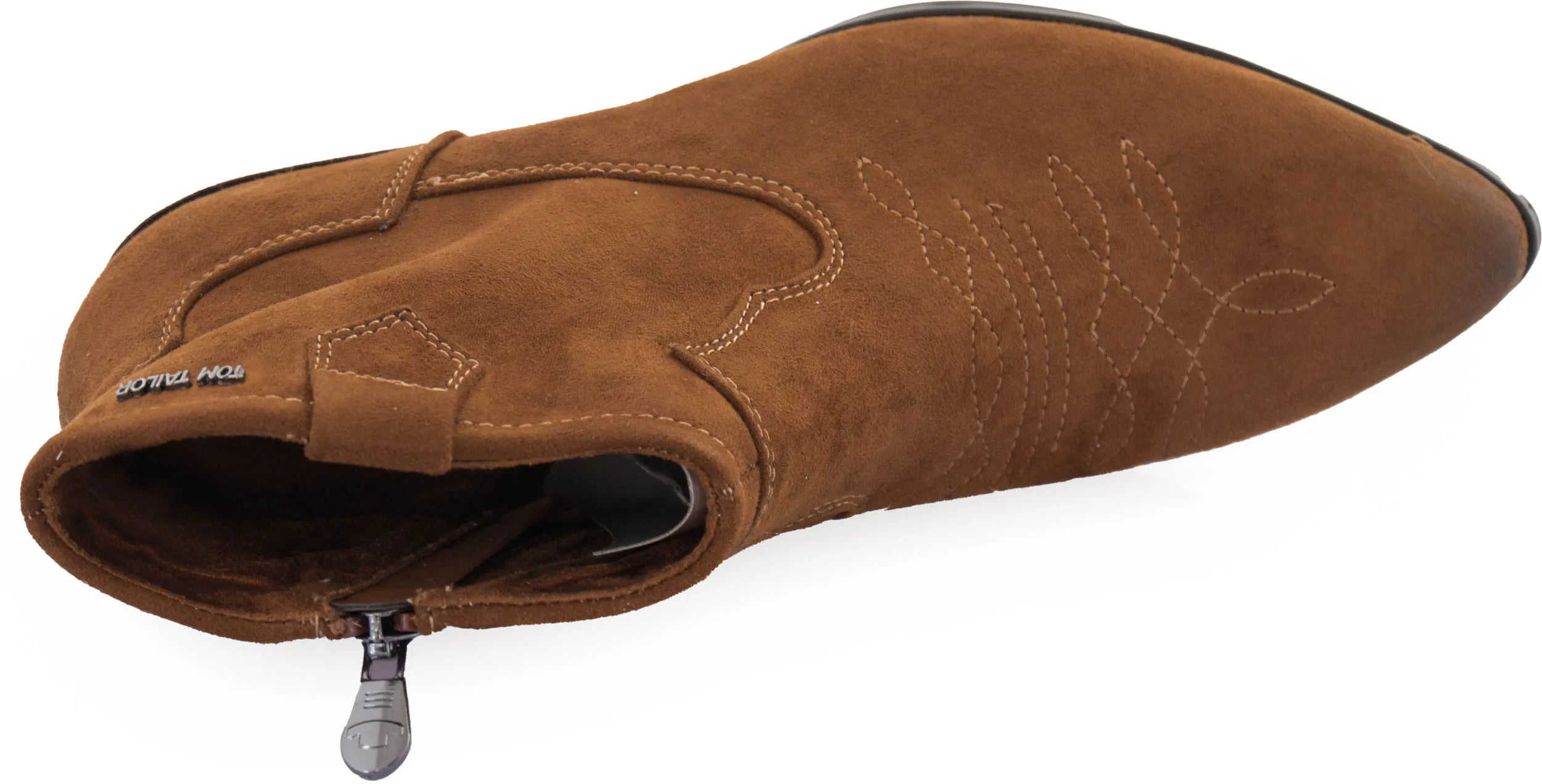 Tom Tailor Cognac Ladies Botkle Boots Cuir Taille 36