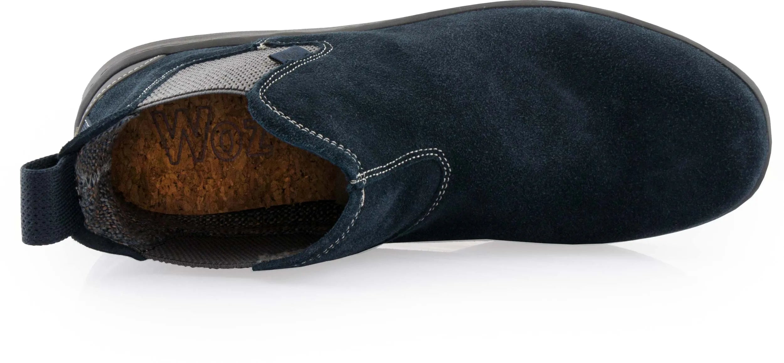 Chaussures pour hommes en cuir bleu woz david 202 - taille 41