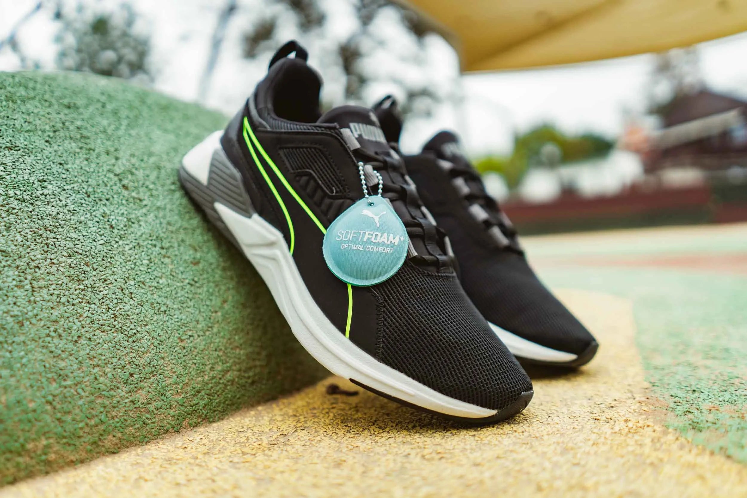 Puma XT Sneakers Men Black/Green/Grey Size 42.5