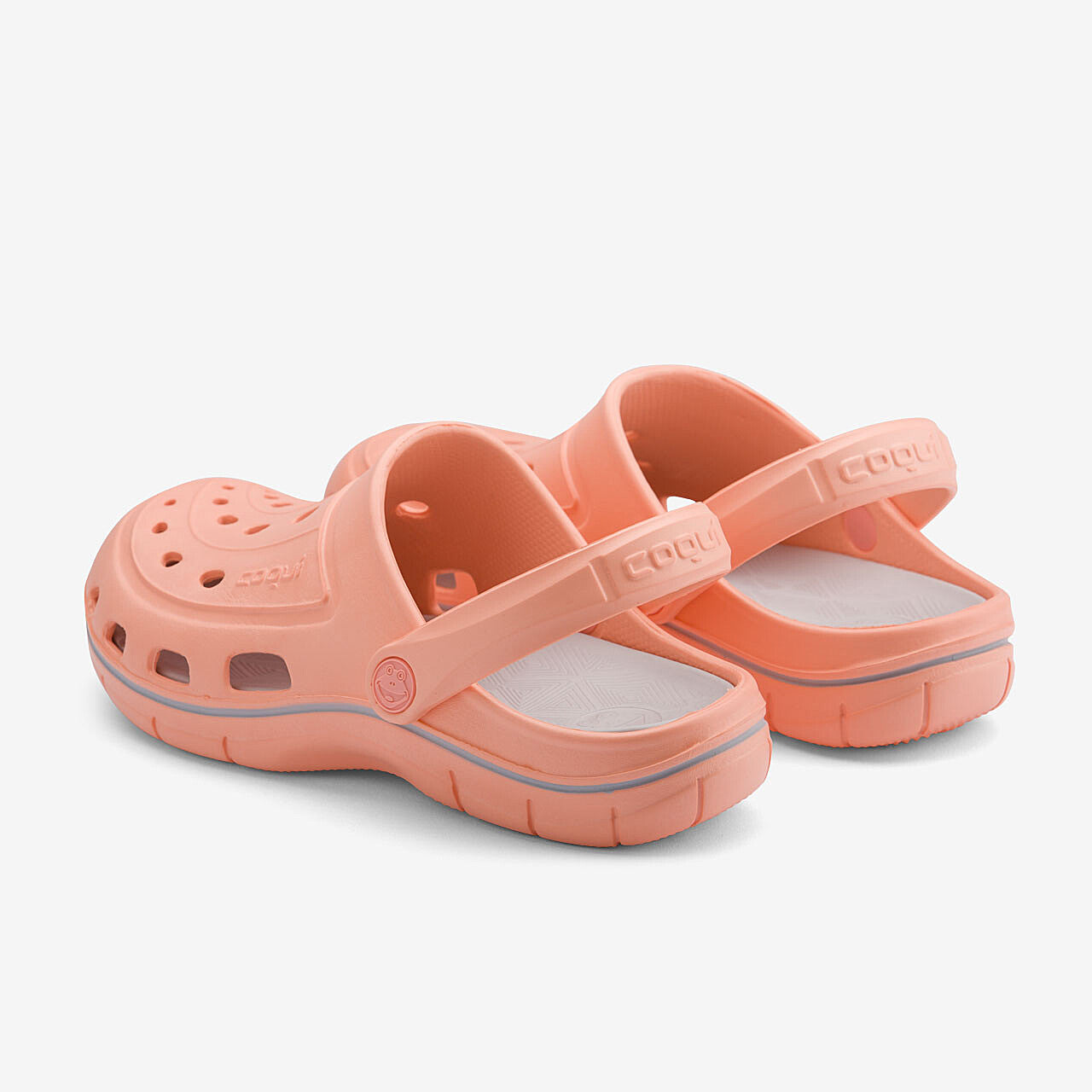 Saboți de damă COQUI JUMPER Coral/gri kaki 36