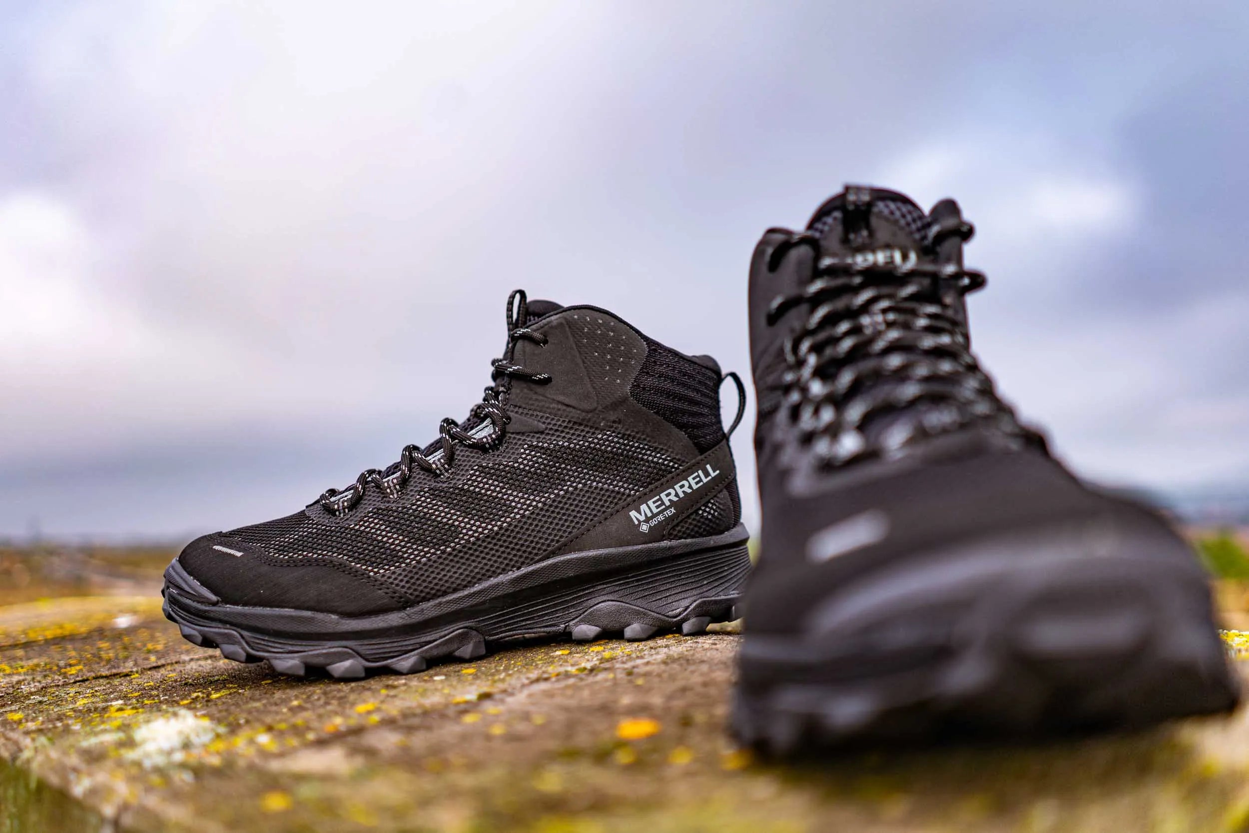 Pantofi în aer liber Merrell Speed Strike Mid GTX Black Women 41