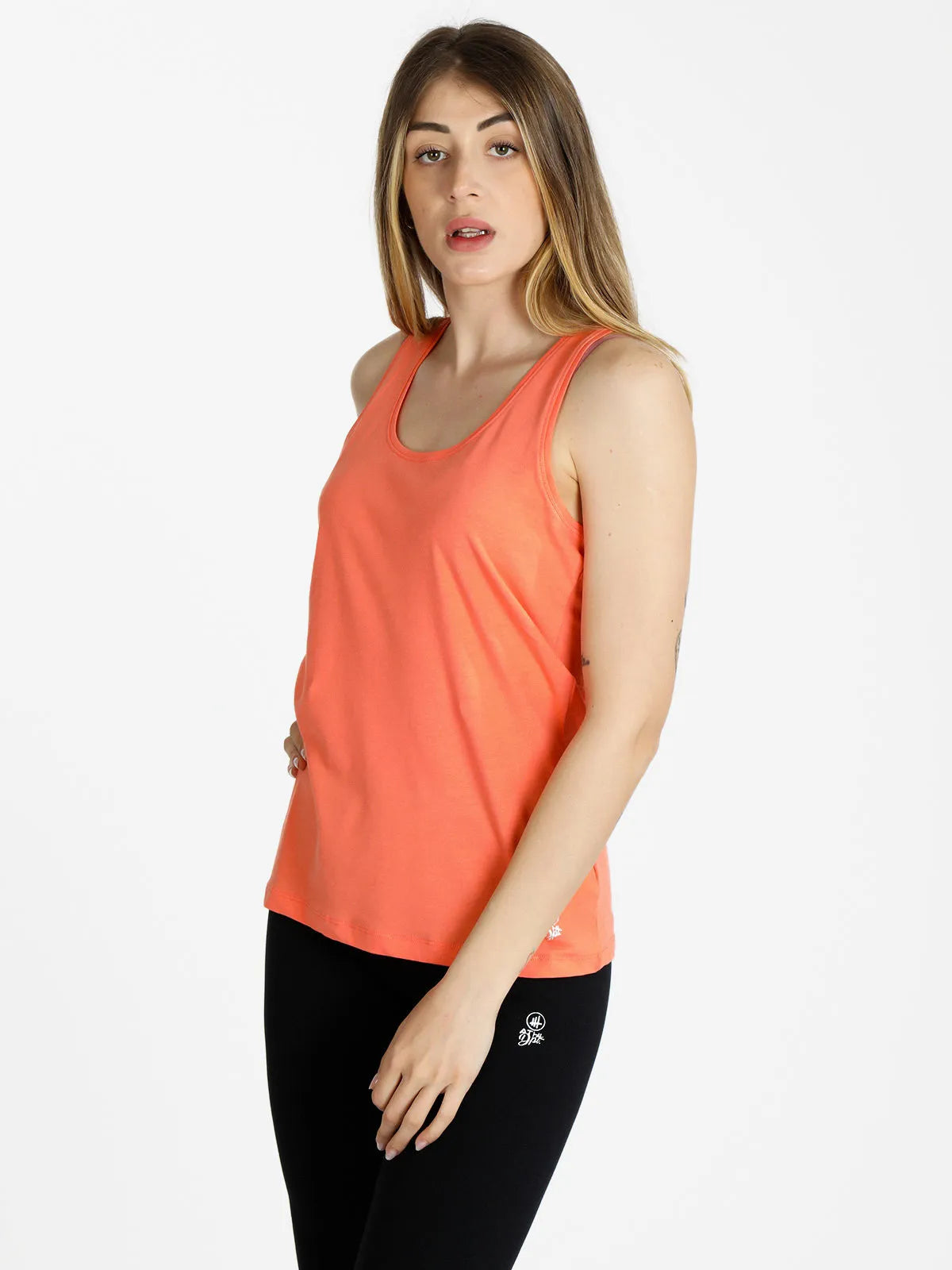 Women's tank top athl. dpt diga coral orange s