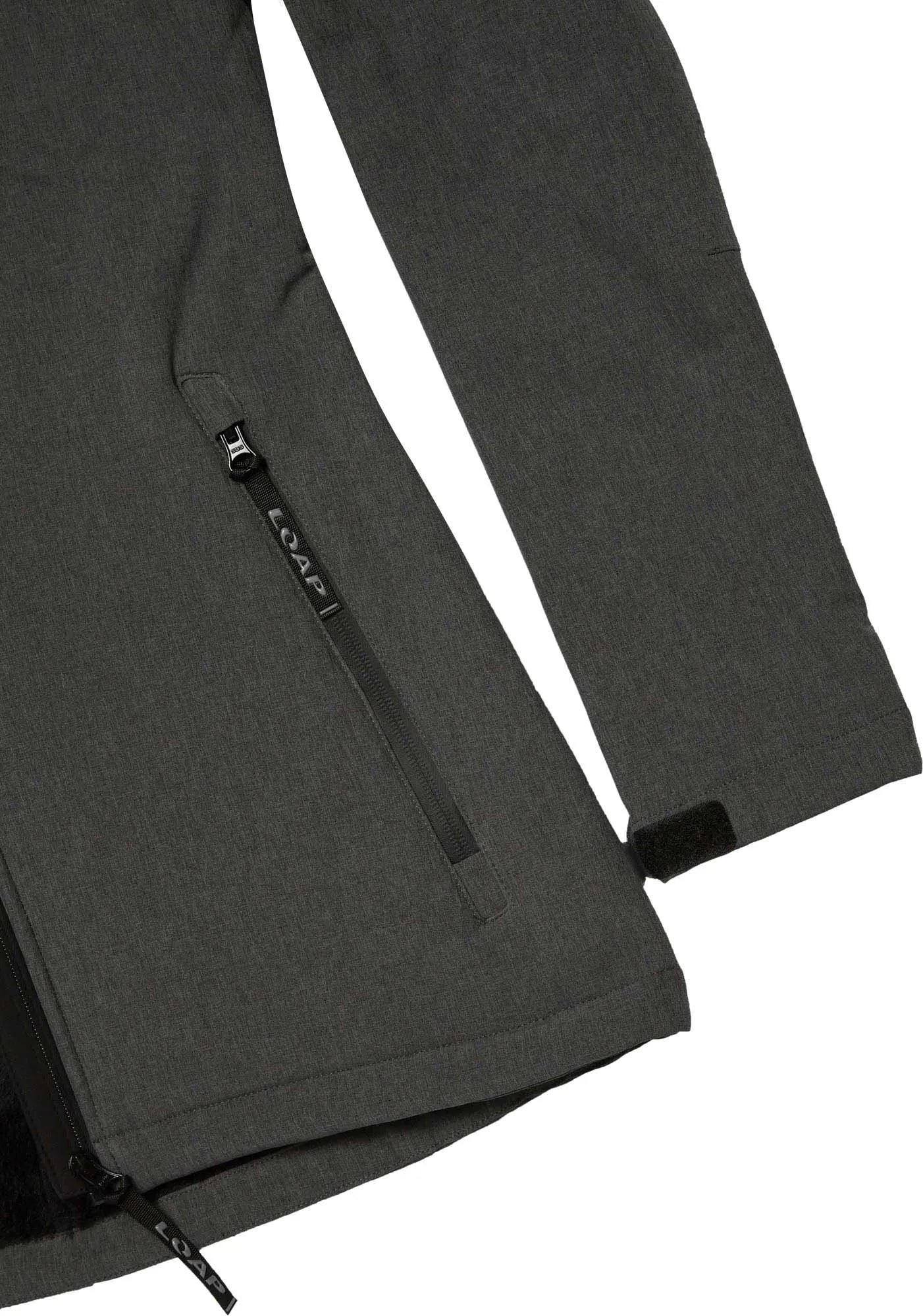 Dámy softshell bunda tmavě šedá - větrná a prodyšná