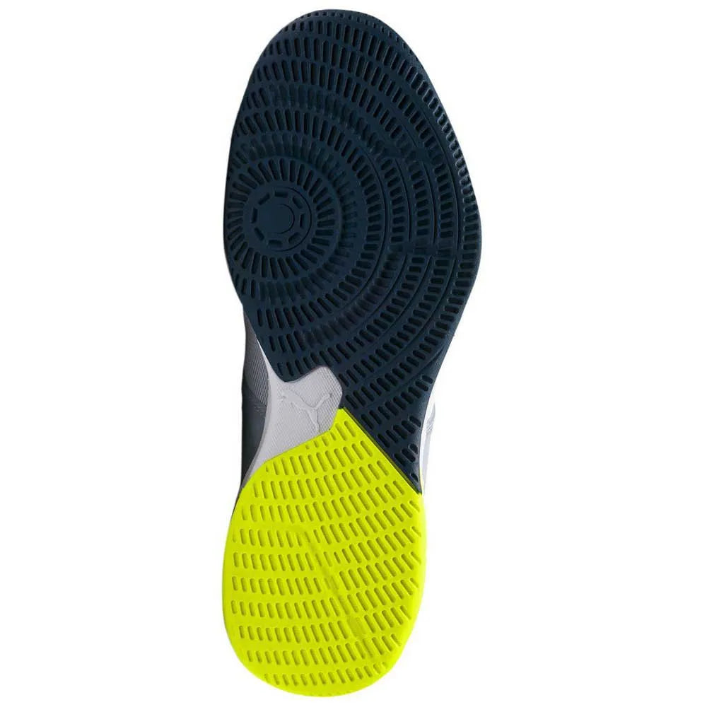 Puma Unisex Sneakers Xbrid 2 White/Gray-Yellow Størrelse 38