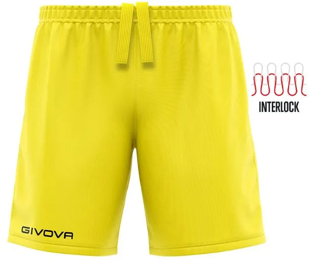 Sport -Shorts Givova Kurzer Kapogelb 3xs