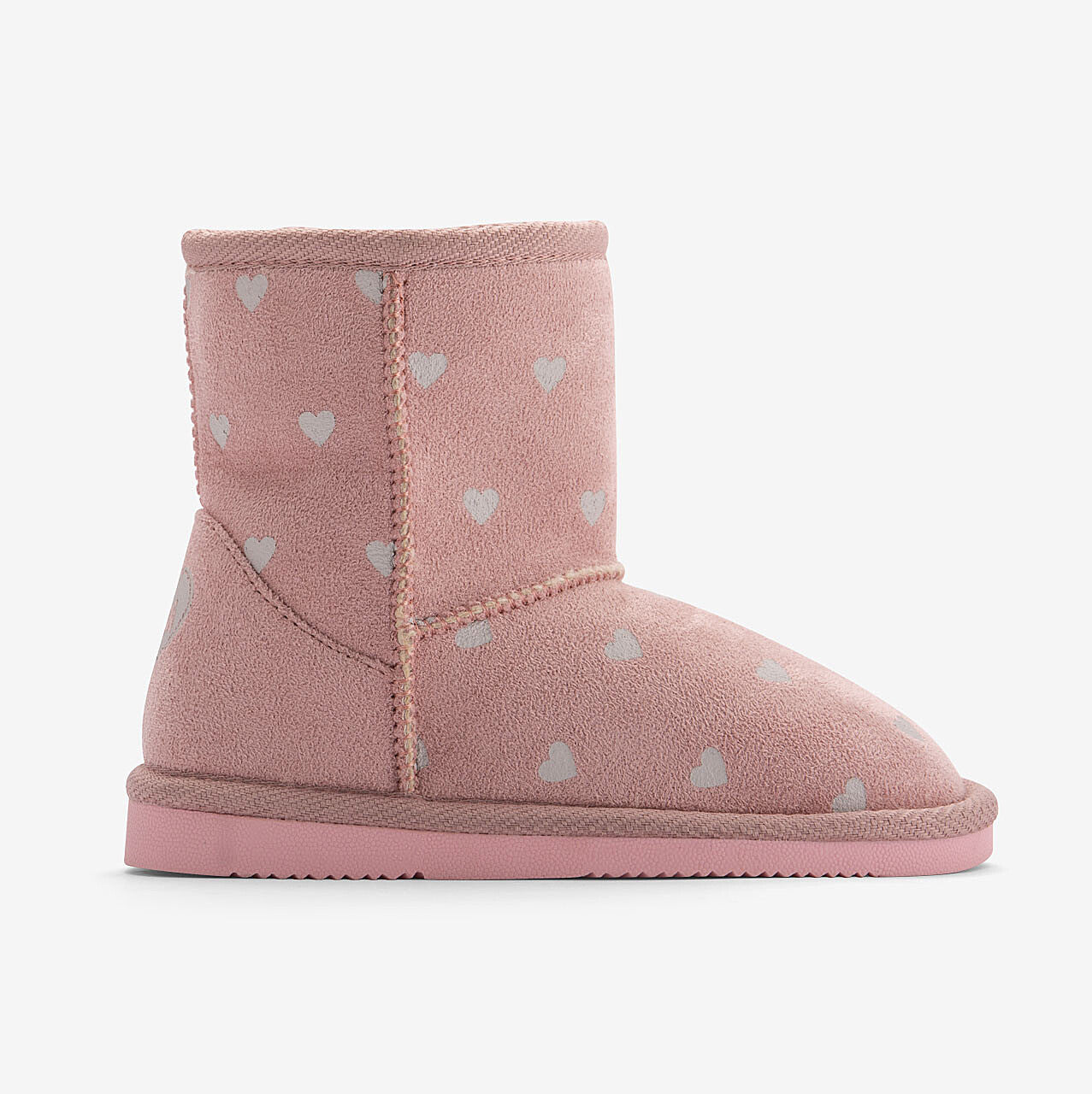 Botas de Invierno para Niños COQUI Valenka Rosa Polvo corazones 32
