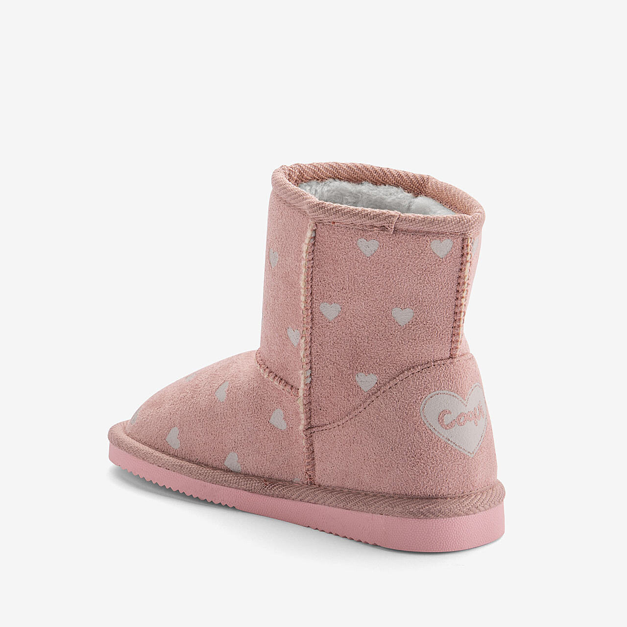 Botas de Invierno para Niños COQUI Valenka Rosa Polvo corazones 35