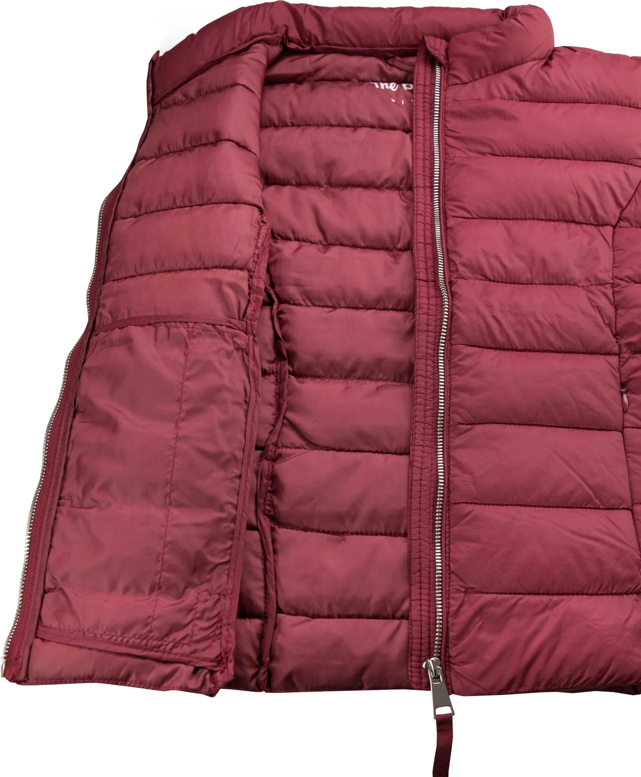 Women's vest the people rep. havera bordeaux wine m