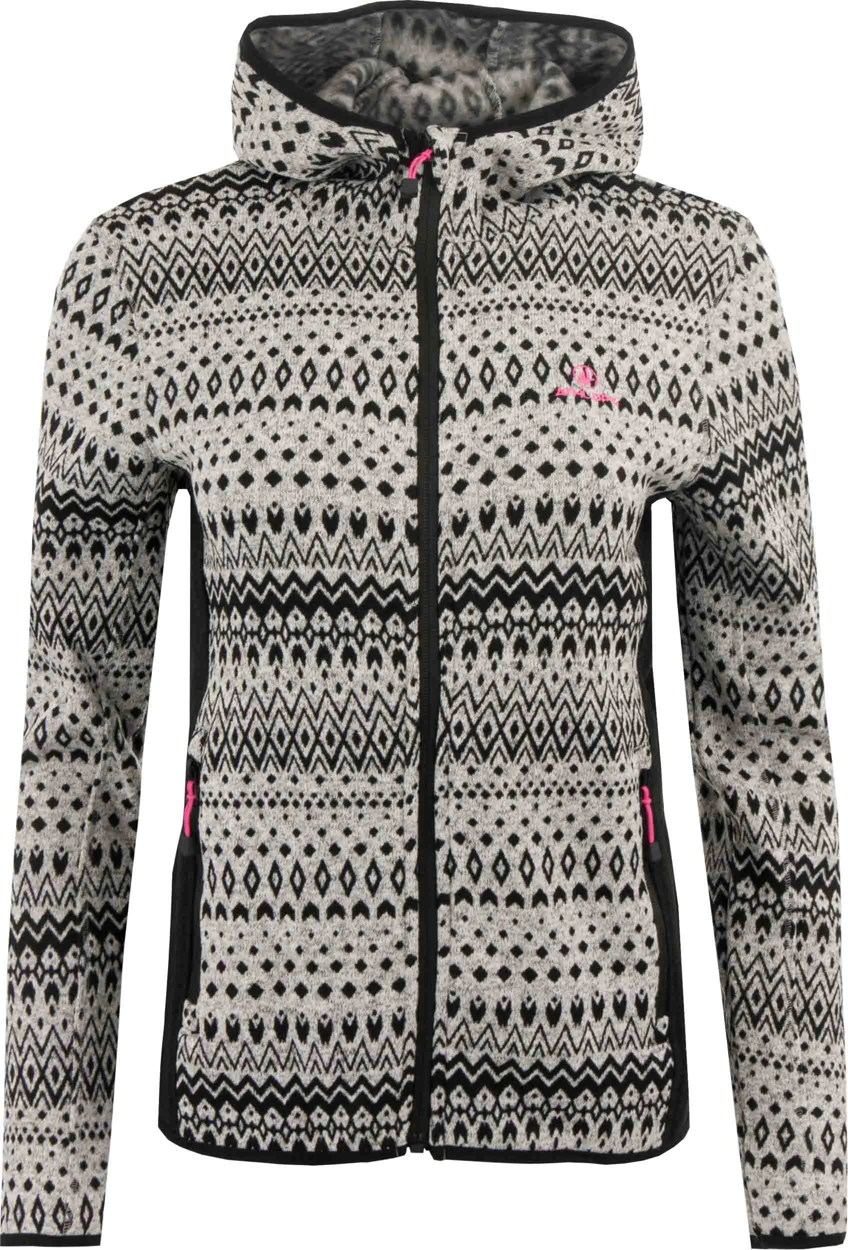 Pulover pentru doamne Kayla Grey Grey Melange - moale și sportiv