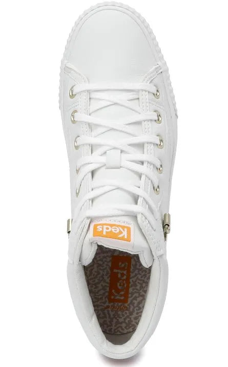 Dámské boty Keds WMS Demi Mid Trx Leather White 39.5