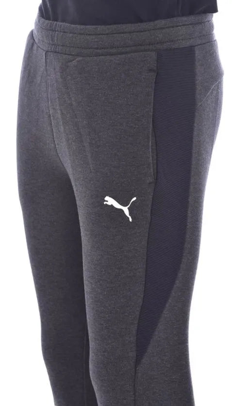 Pantalones de sudor para niños Puma gris oscuro brezo junior 128