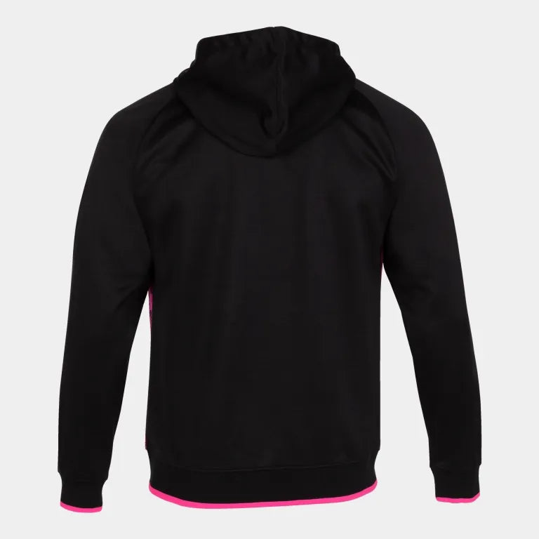 Sweatshirt Joma Supernova III Zip Up Zwart-Fluor Roze Roze S