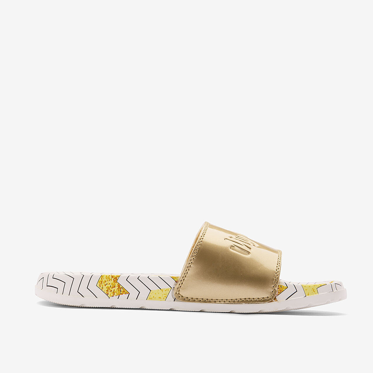 Chanclas de Mujer COQUI CLEO Zig zag/Oro 38
