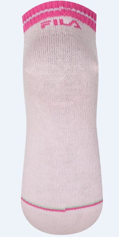Fila Socks 3-Pack Jr Girl Quarter Lipstick Mix 35-38