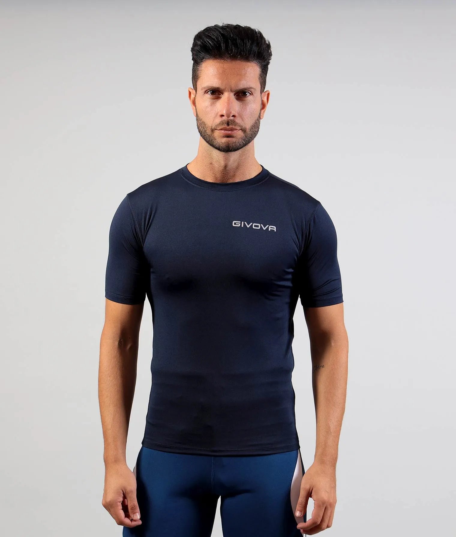 T-shirt sportif masculin Givova Corpus 2 S