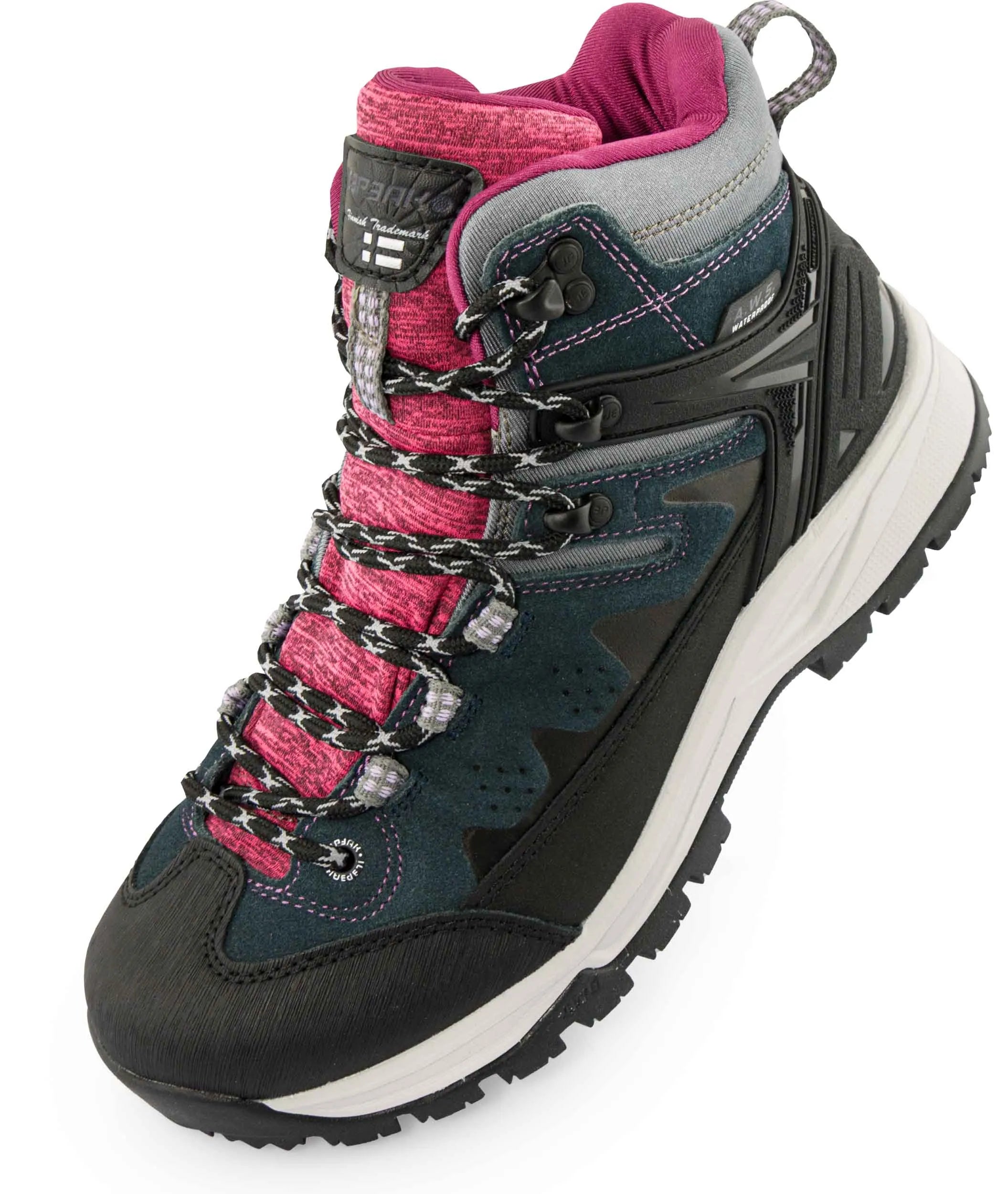 Buitenschoenen Icepeak Wandelschoenen Wynne Mid Cut WP Waterdicht Roze 40