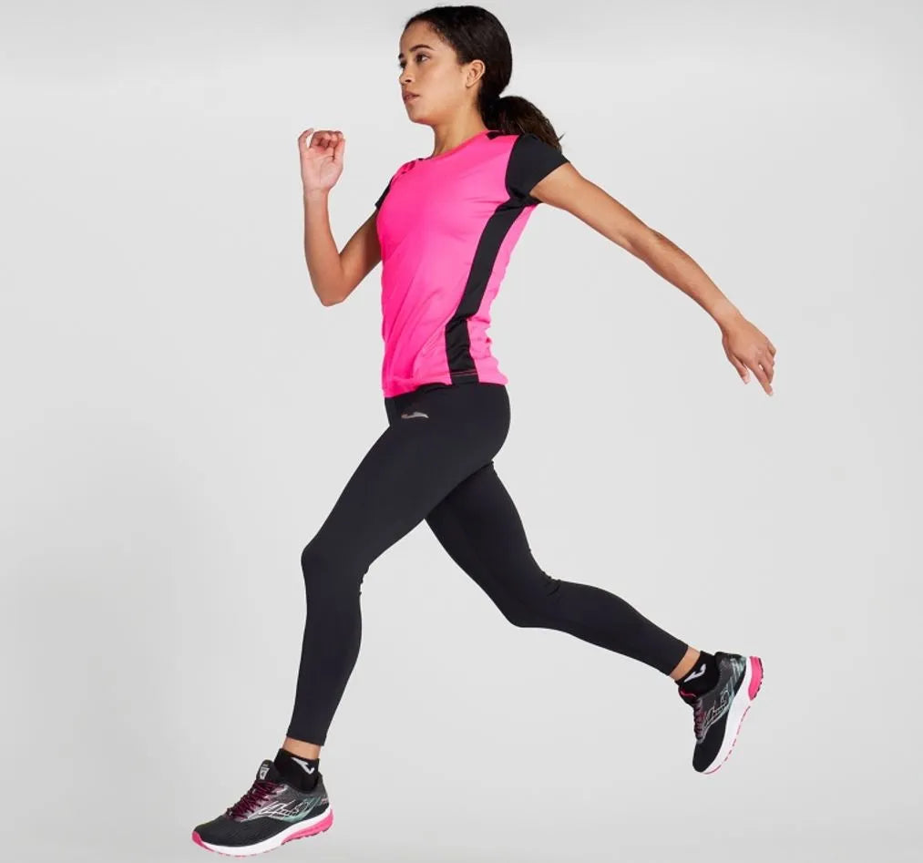 Dámske tričko Joma Record II Fluor Pink, S