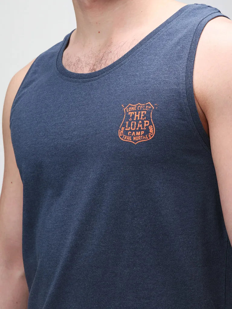 Men's tank top loap bendik blue m