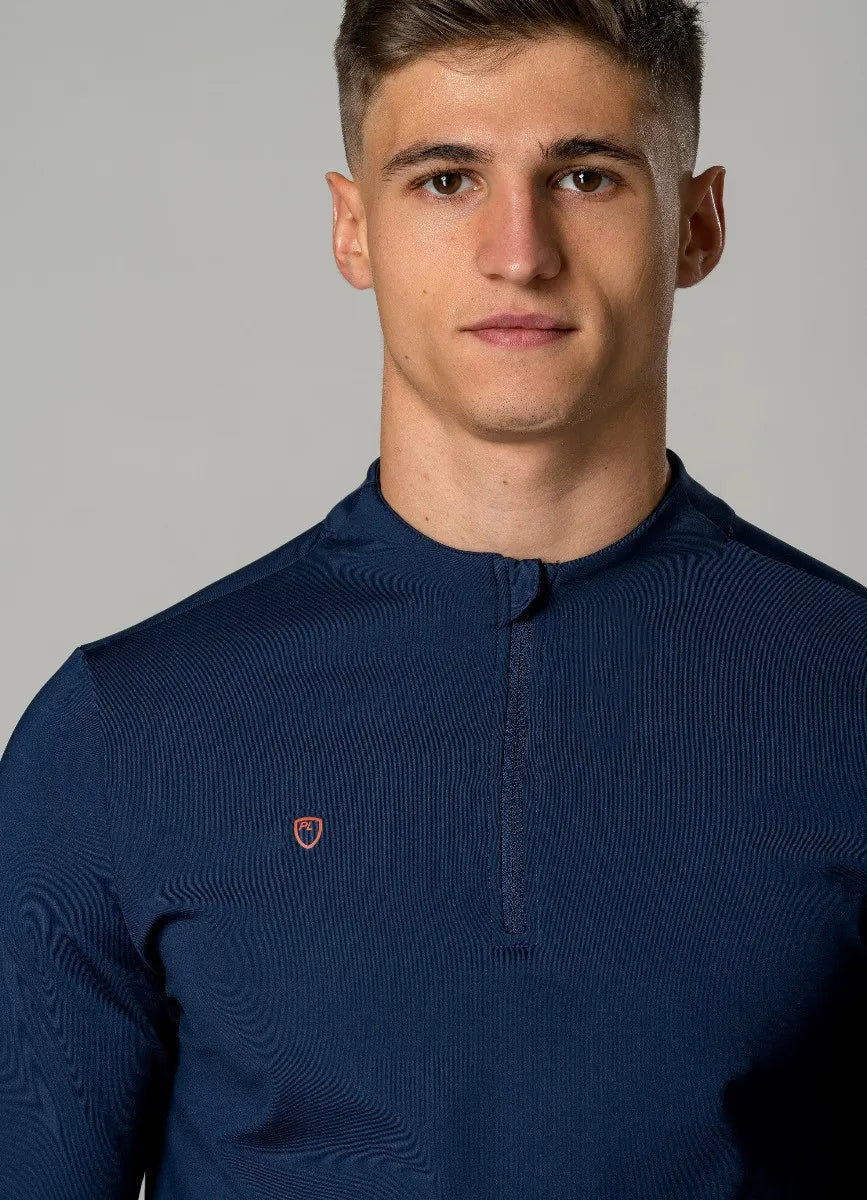 Férfi hő póló póló playerlayer tech haditengerészet 2xs