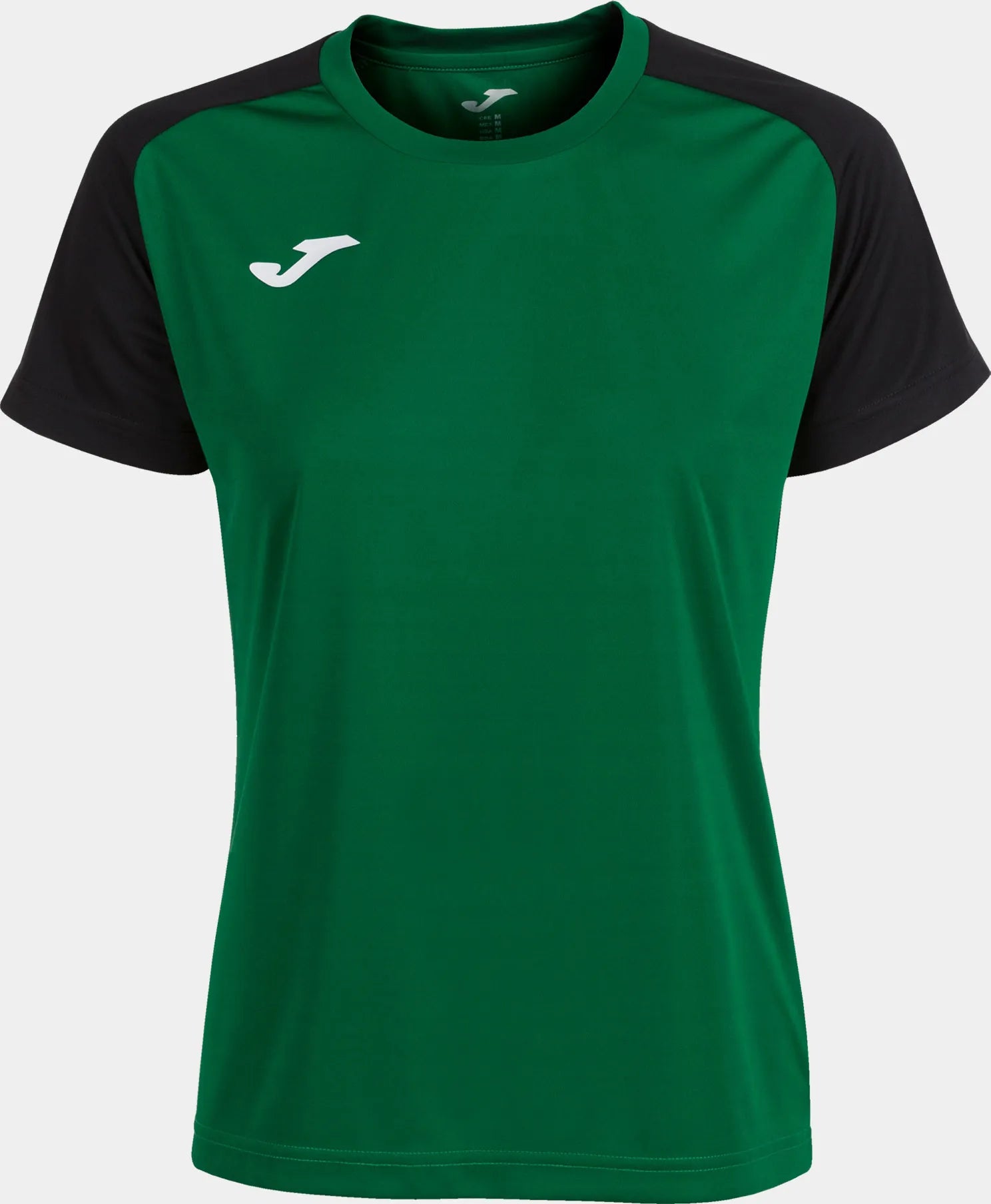 T-shirt Ladies Joma Academy IV Green-Black XL-Sporty e traspirante