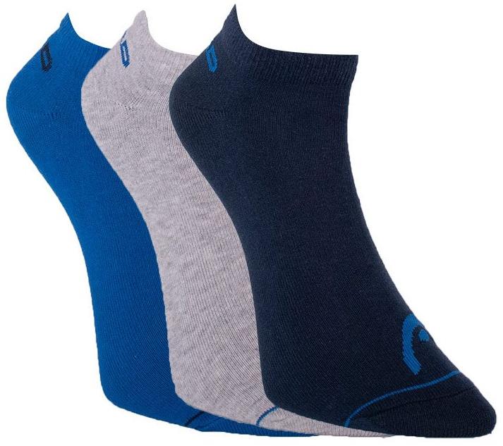 Hoved sneaker sokker 3-pack 35-38: åndbar bomuldskomfort