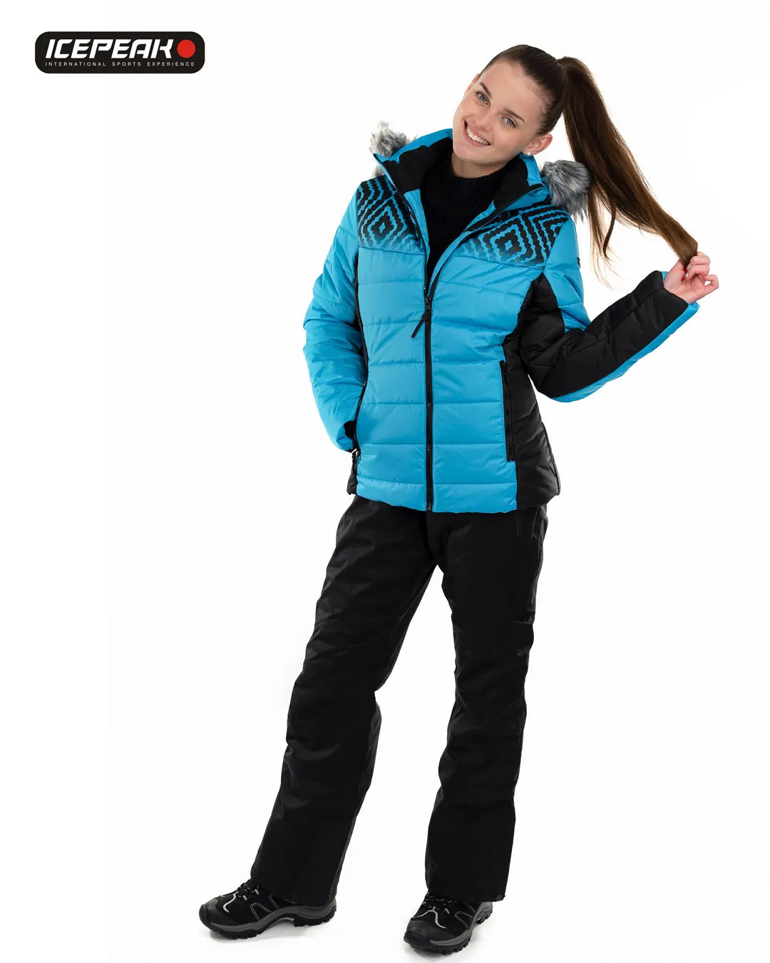Damas Ski-Jack Icepeak Vigevano: cálido e impermeable