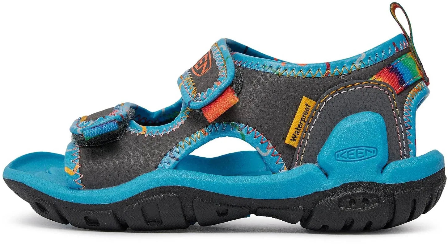 Keen jr knotch creek ot magnet-tie dye kids' shoes blue 39