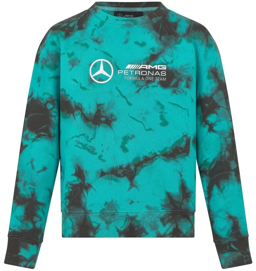 DAMES PUNCTURI MERCEDES WMNS MAPF1 FW TIE TIE DYE GECT DE ÎNCĂRCARE MULTGROEN M