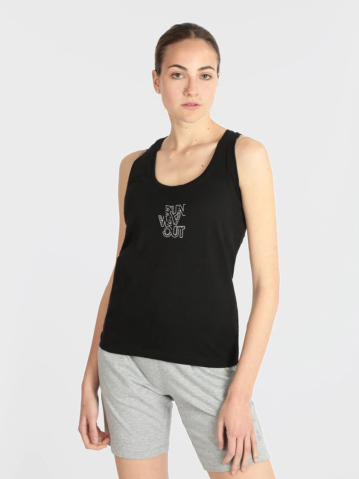 Women's tank top athl. dpt chloe black 2xl