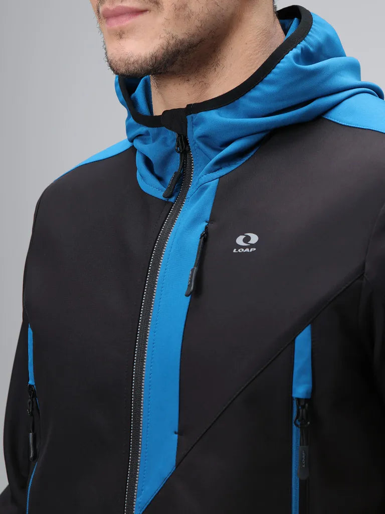 Mænds softshell jakke loaf ursun blk xl - vindtæt og åndbar