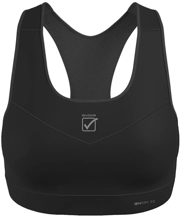 Reggiseno sportivo Givova Top Donna Black XS
