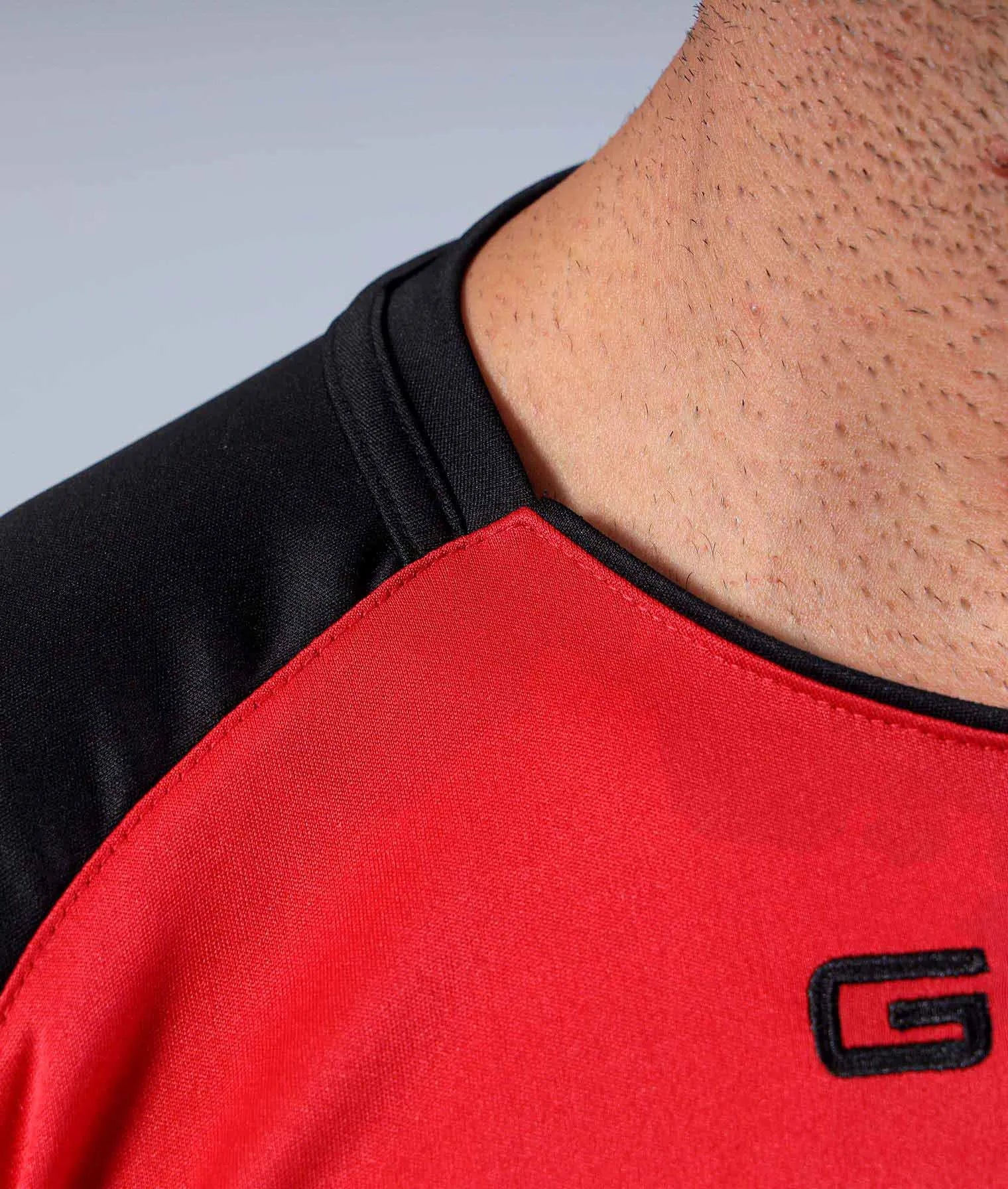 Sportovní tričko Givova Capo Red-Black 3xs