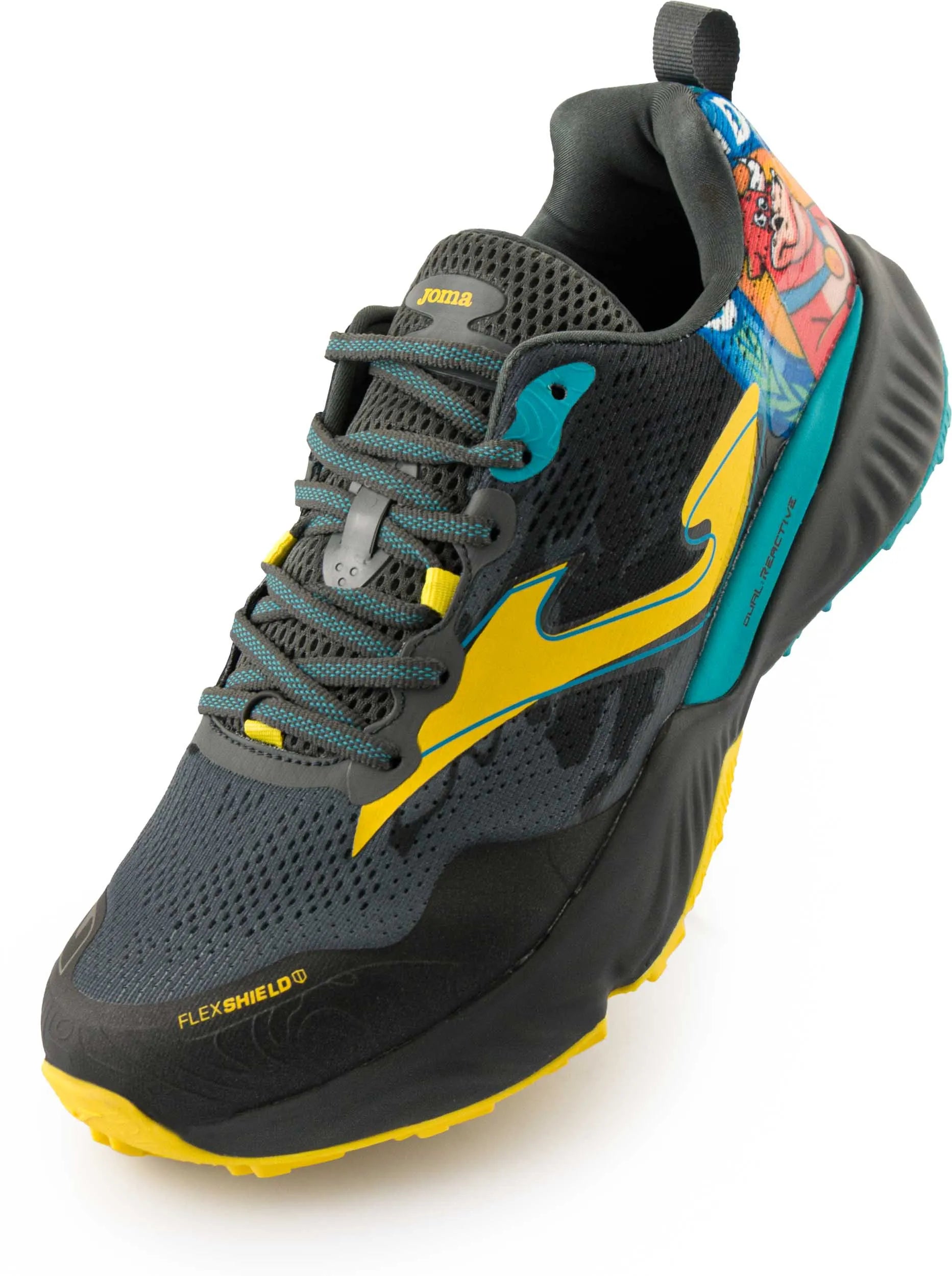 Scarpe da corsa per trail joma sierra uomini 2471 grigio nero 46