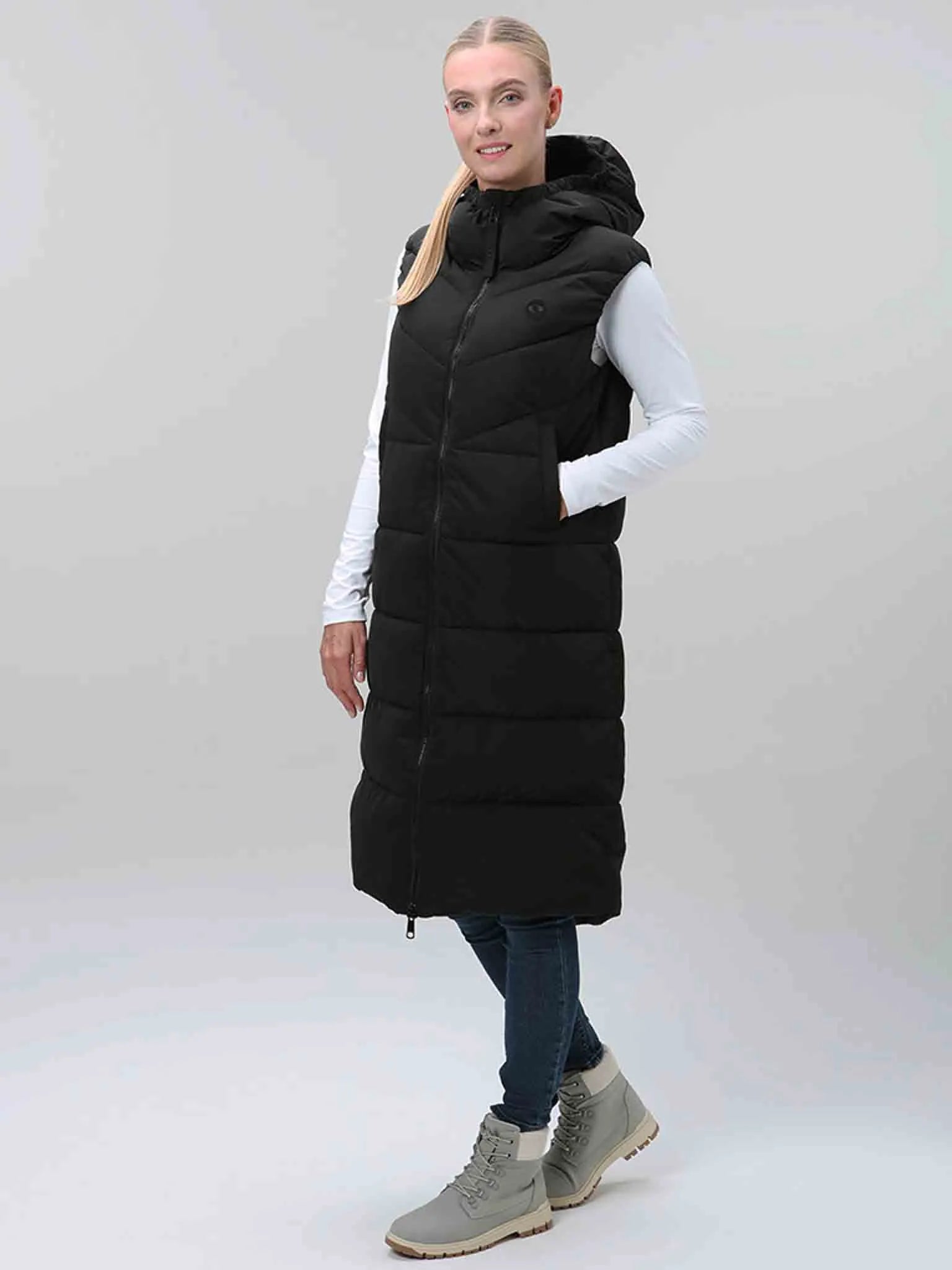 Women's vest loap tanja black s