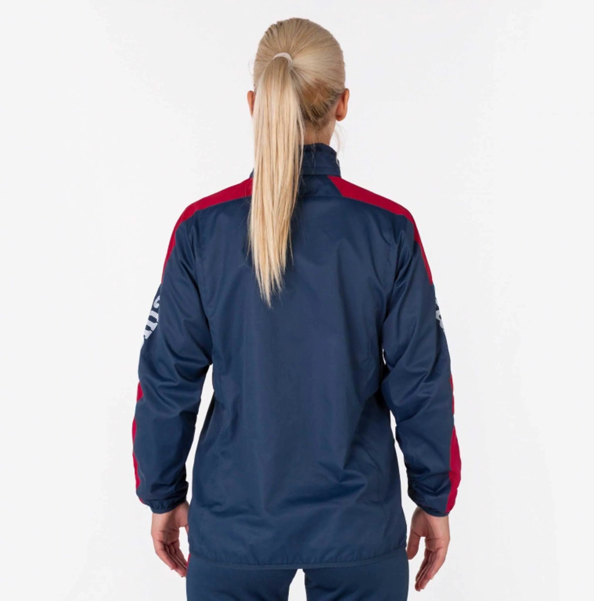 Chaqueta femenina Joma Rainjacket Champion Ship IV Navy-Red Blue XL