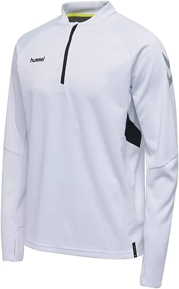 Hummel Tech Move Half Zip Hoodie White L - Esportivo e Funcional