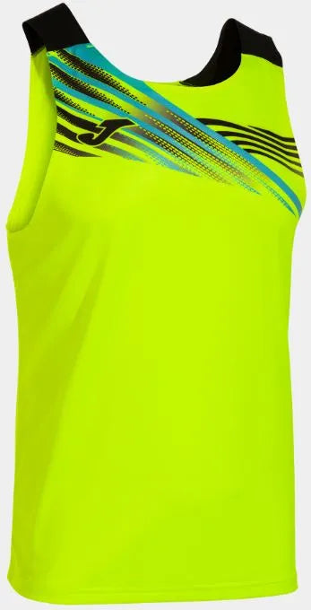 Camiseta deportiva para hombres Joma Elite x Fluor amarillo-negro amarillo l