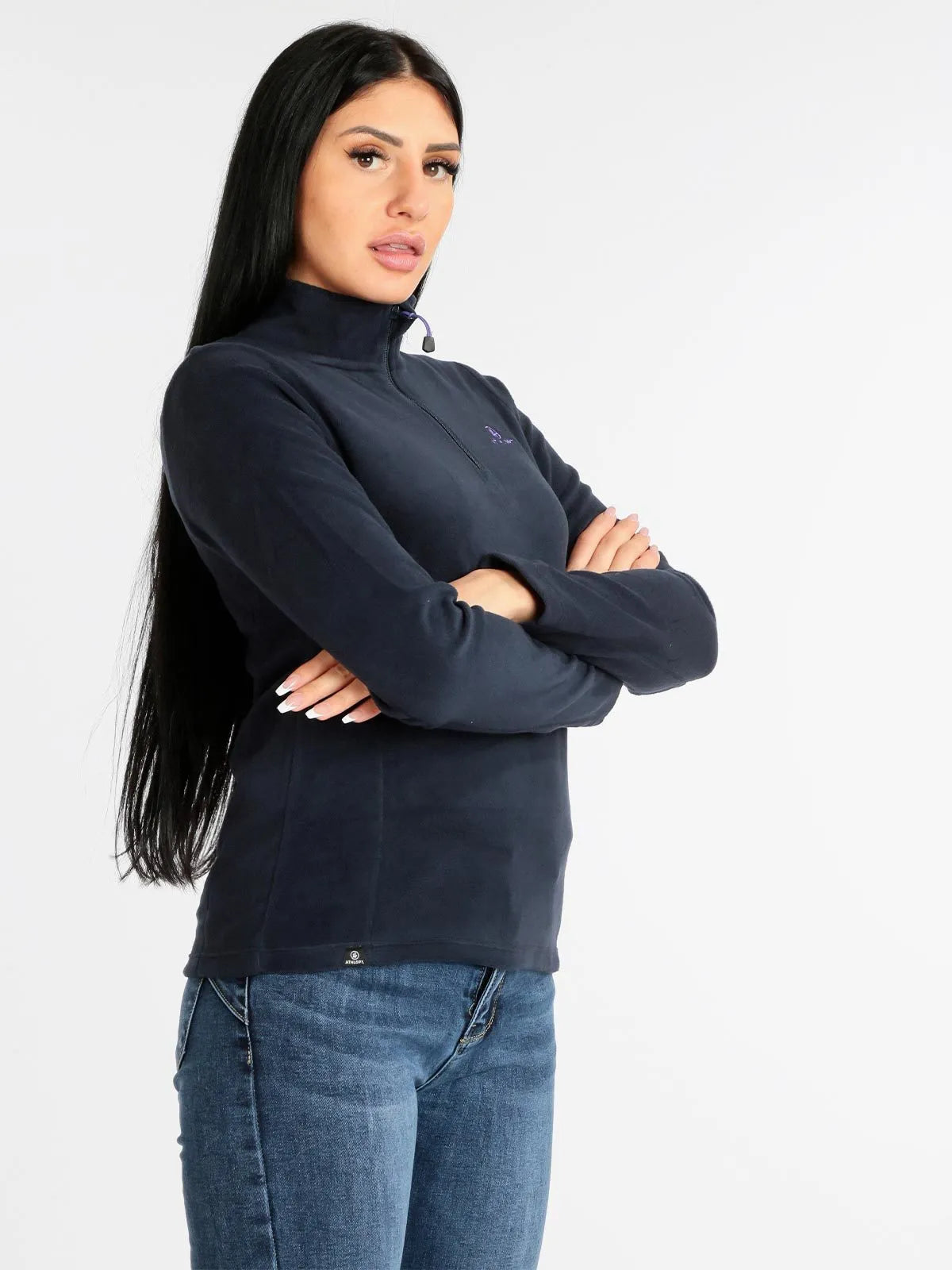 Sweatshirt Ladies Virgin Blue M - Sporty e comodo