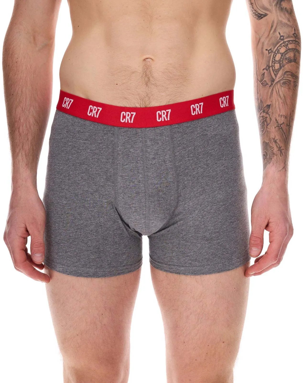 Boxers cr7 men cristiano ronaldo boxershort 5-pack grey-navy-red mix l