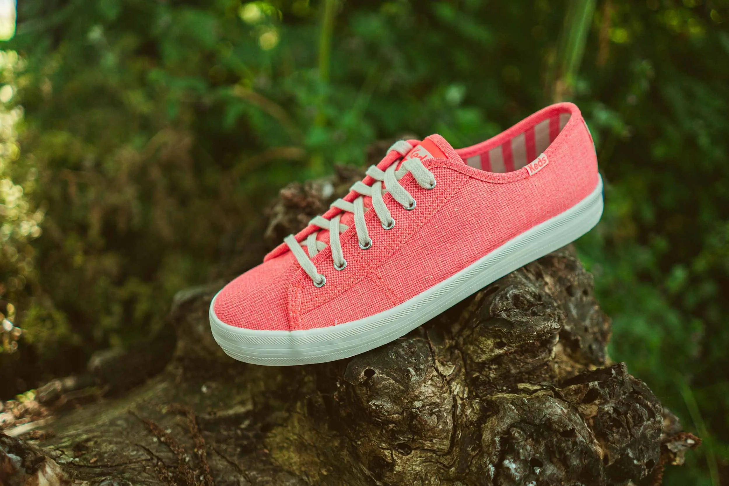 Chaussures féminines Keds WMS Kickstart Canvas Bright Coral Orange 39