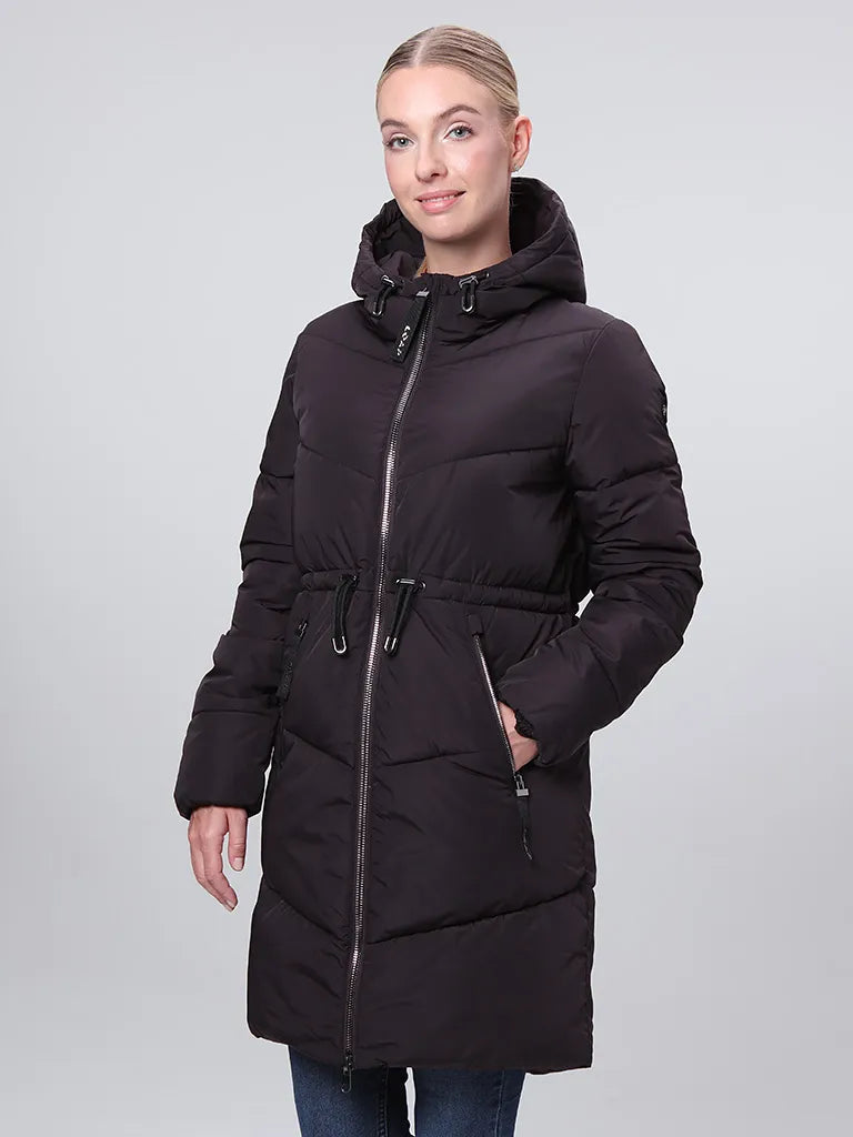 Abrigo de mocy de mocy brown de Tara Women