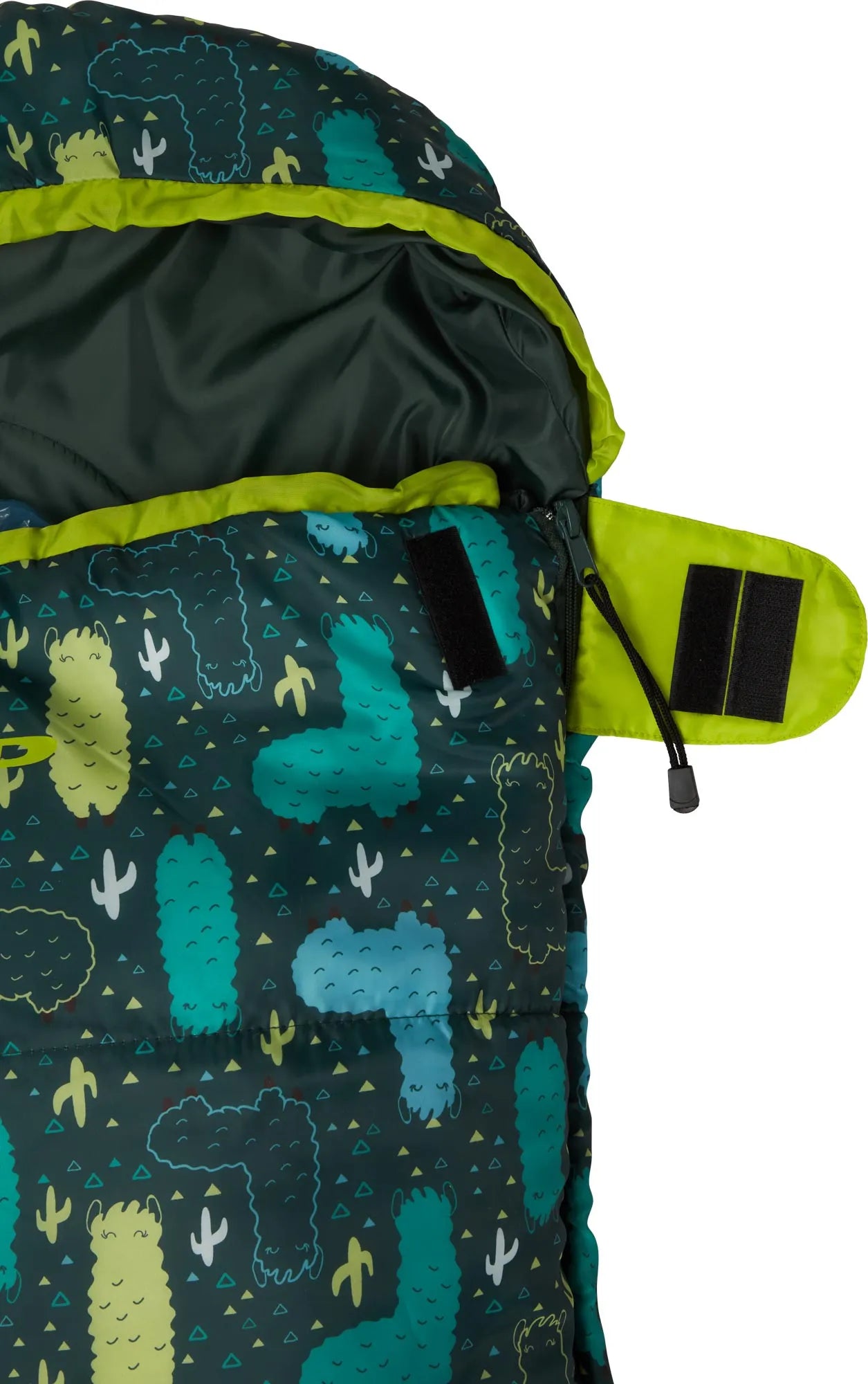 Kinder mumieslaapzak loap Boston Lama Groen Groen R-R-RECHTS ZI