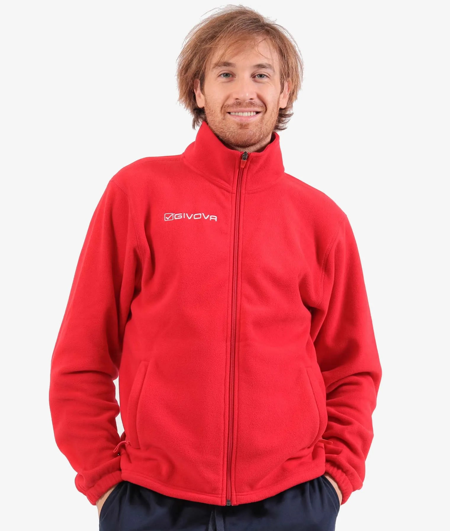 Fleece sweatshirt givova alaska red red m